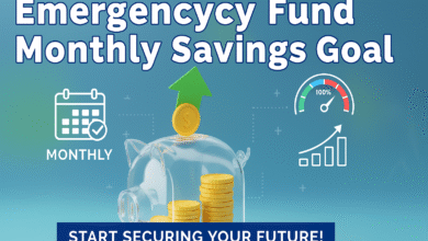 emergency fund monthly savings goal
