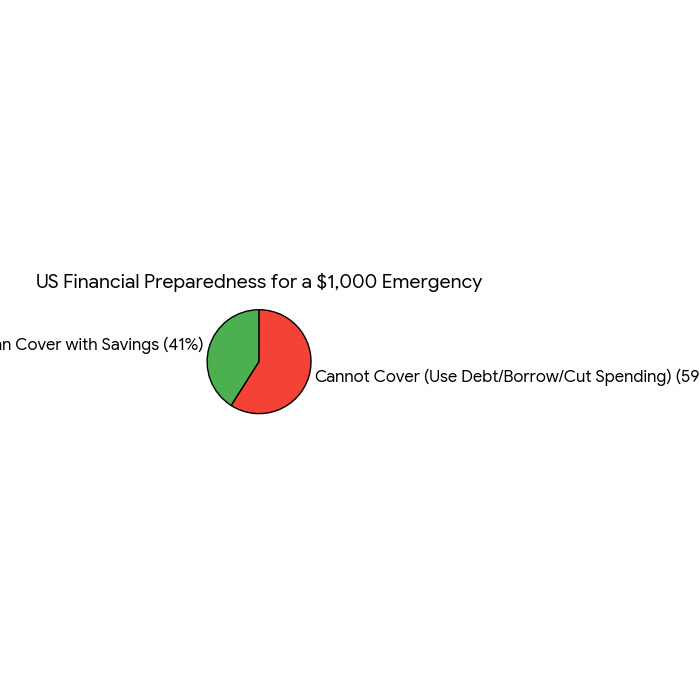 us-financial-preparedness-pie-chart
